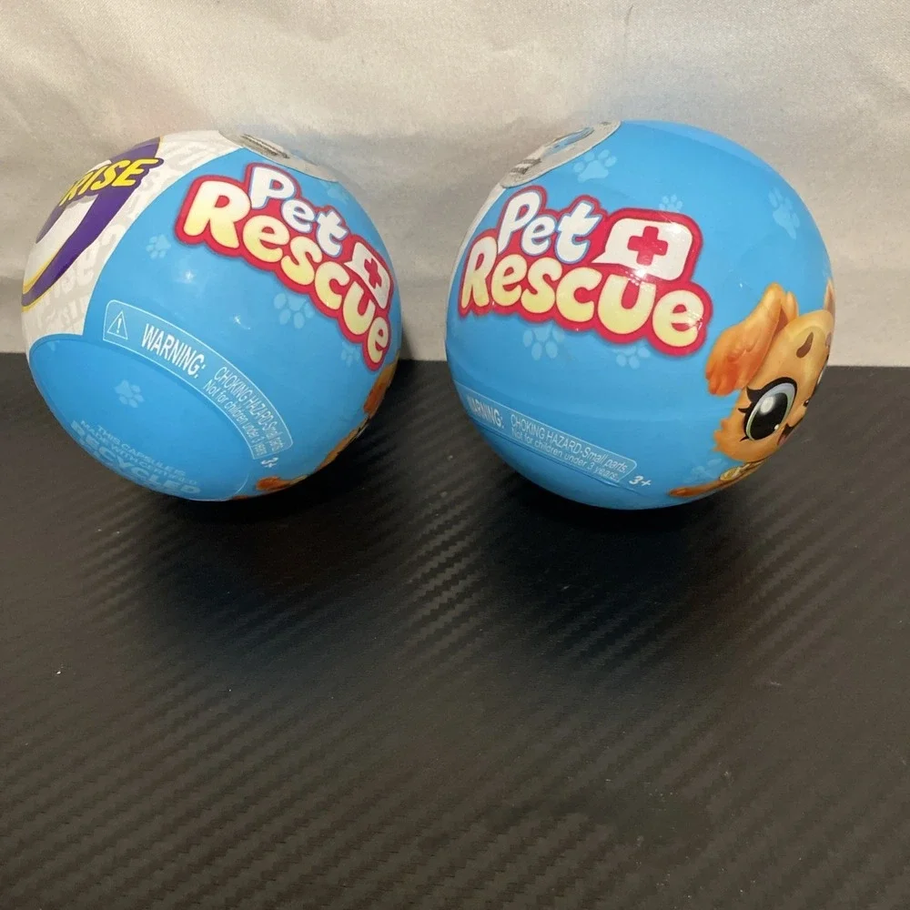 2x PET RESCUE‎ 5 MAGIC REVEAL & HEAL SURPRISE MYSTERY CAPSULES~ TOYS~ 2021 ZURU